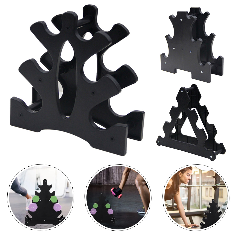 Home Gym Organization - Dumbbell Rack 3 Tier Weight Storage