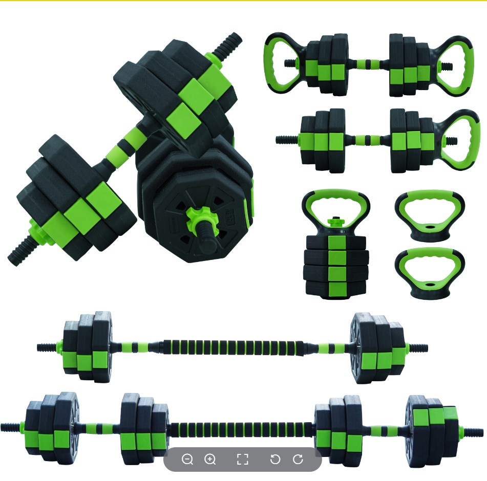 Home Gym Dumbbell Set - 66lbs/88lbs Weight 4 in 1 Adjustable