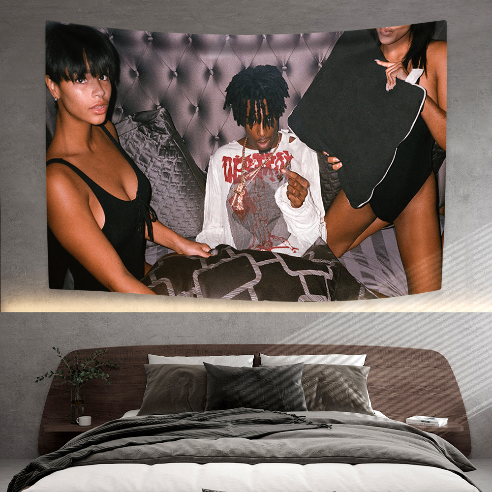 Home Gym Decor - Pop Rapper Singer Tapestry Playboi Carti