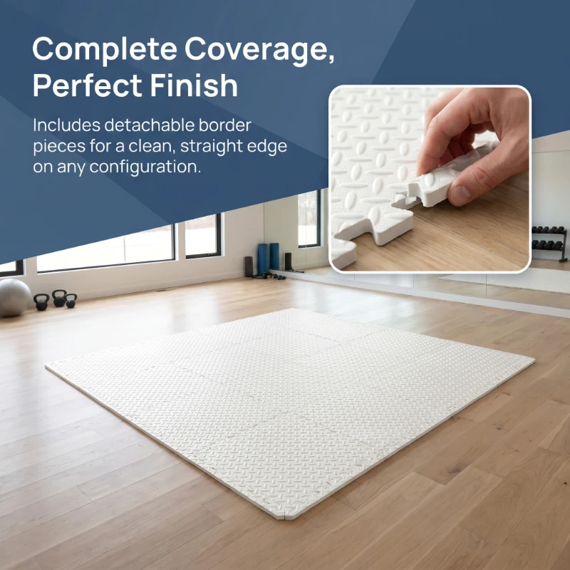 Home Gym Yoga Room - Yoga Gym Mat 14 Pcs 2cm