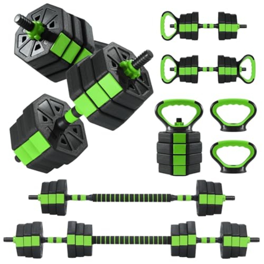 Home Gym Dumbbell Set - Adjustable Dumbbell Set 66/88Lbs Free Weight