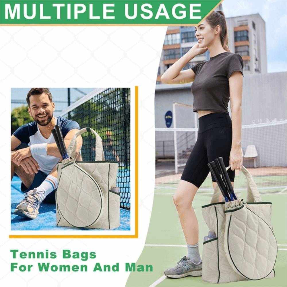 Home Gym Packages - Extra-Large Tennis Tote Bag Waterproof Lightweight