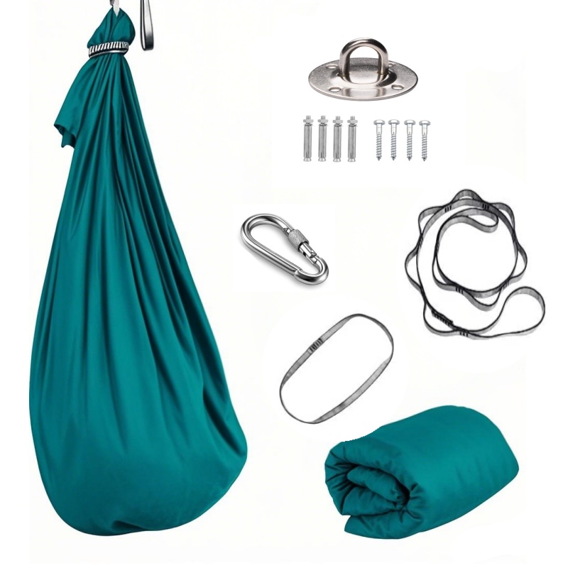 1.5*2.8m Elastic Swing Hammock - Yoga Trapeze Swing recension och pris