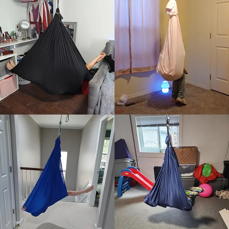 1.5*2.8m Elastic Swing Hammock - Yoga Trapeze Swing recension och pris