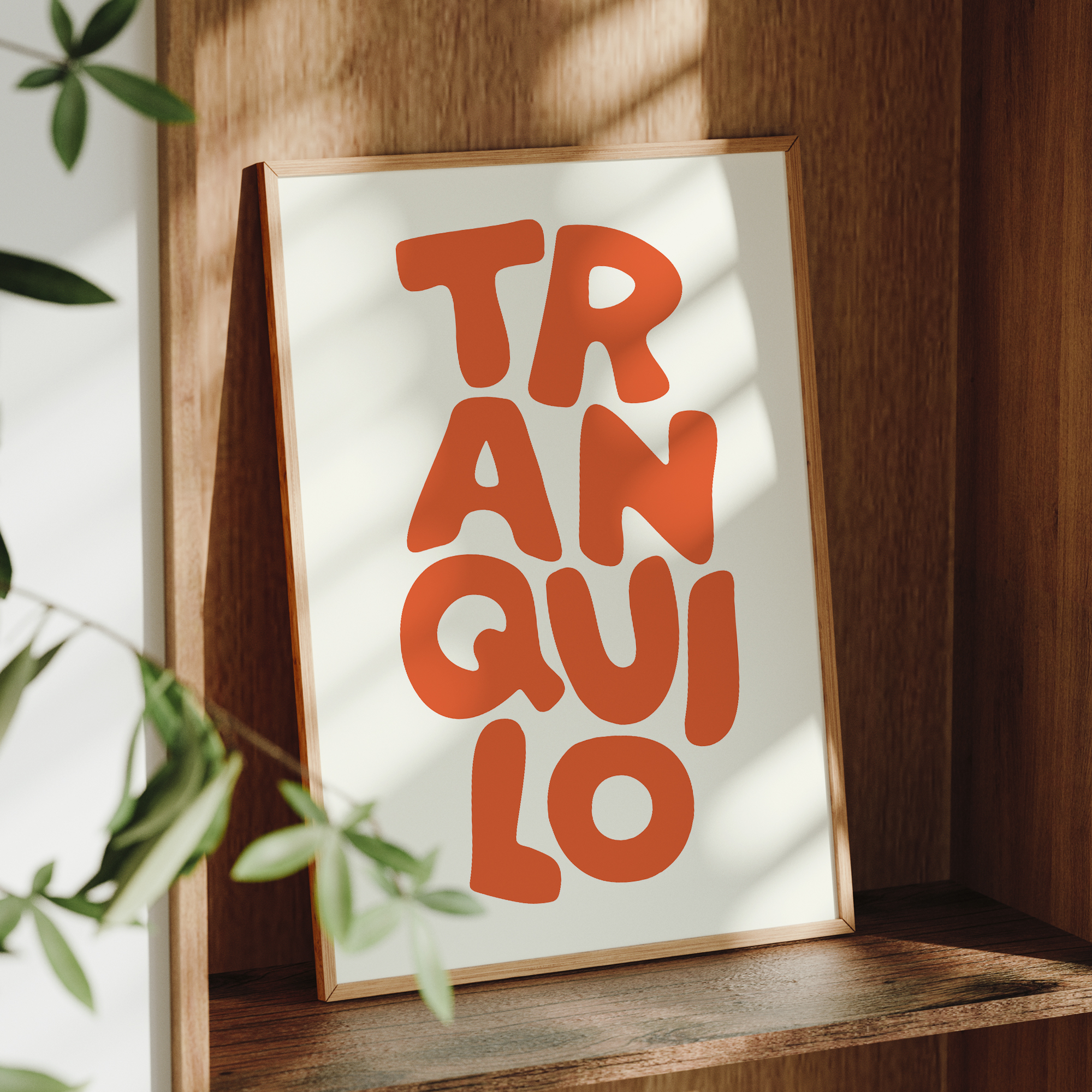 Boho Tranquilo Orange Cream Re - Home Gym Decor recension och pris