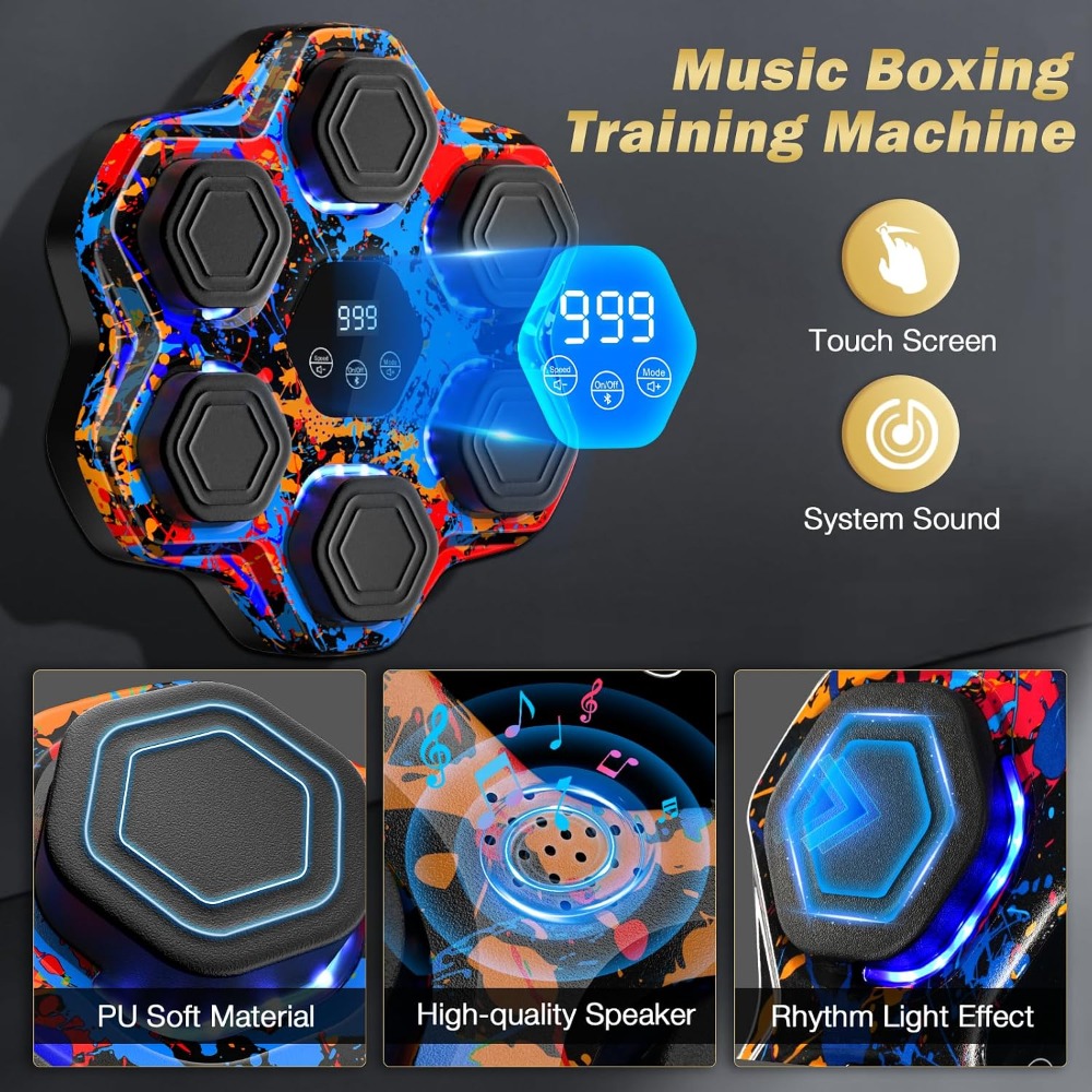 Interactive Music Boxing Machi - Home Gym Wall Mounted recension och pris