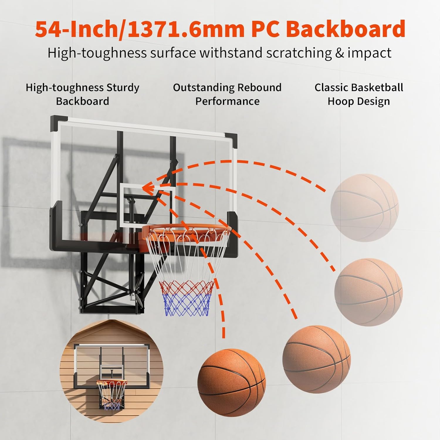 Garvee 8-10 FT Adjustable Heig - Home Gym Wall Mounted recension och pris