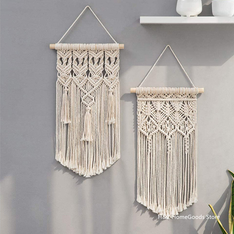 Hot Macrame Wall Hanging Tapes - Home Gym Decor recension och pris