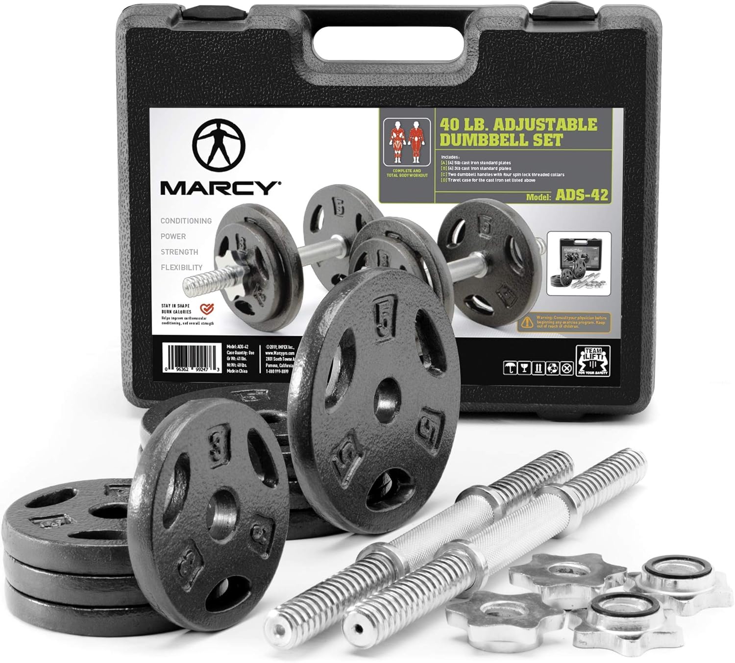 Home Gym Bodybuilding, Cast Ir - Home Gym Dumbbell Set recension och pris