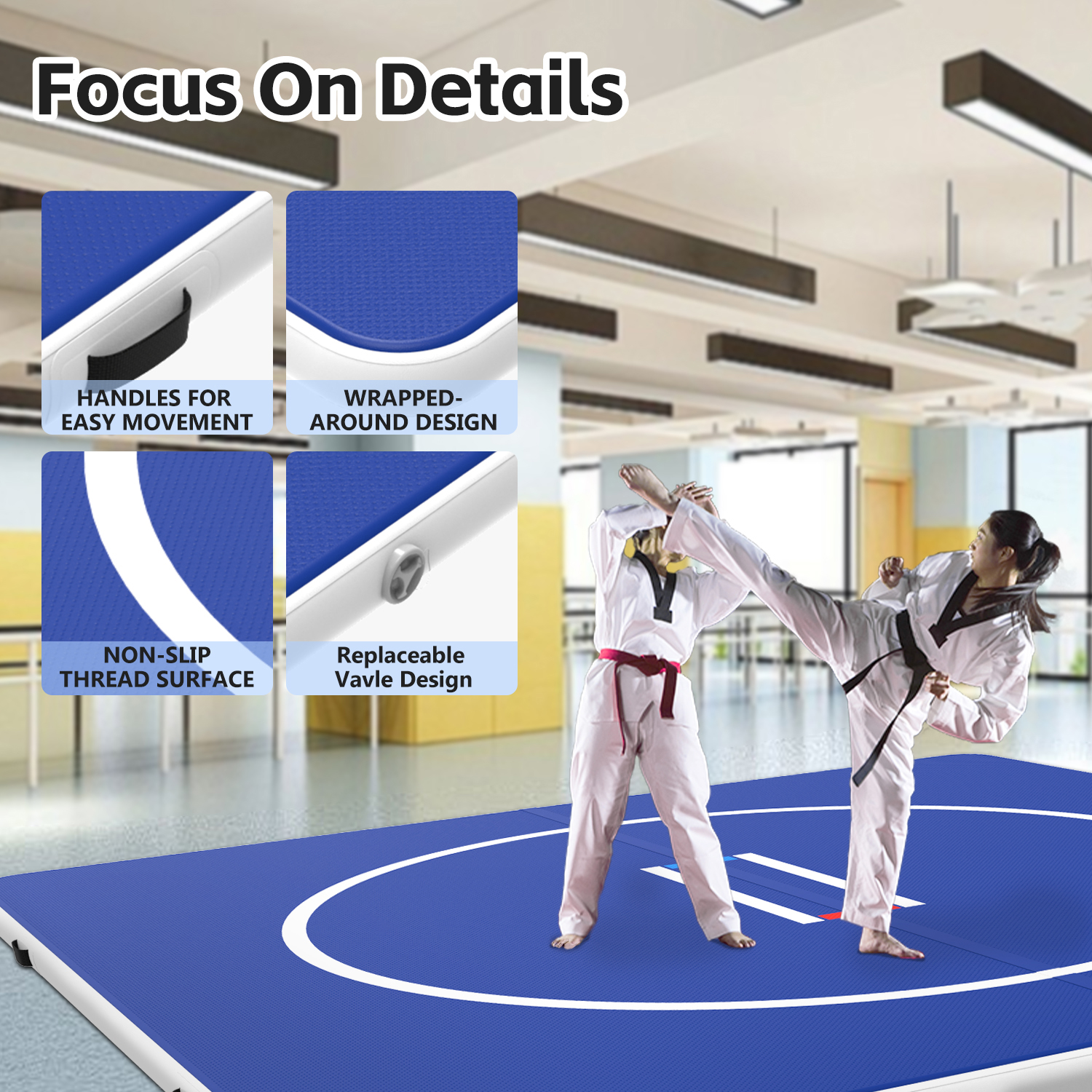 Custom Size 3x3m Commercial Gr - Home Gym Custom recension och pris