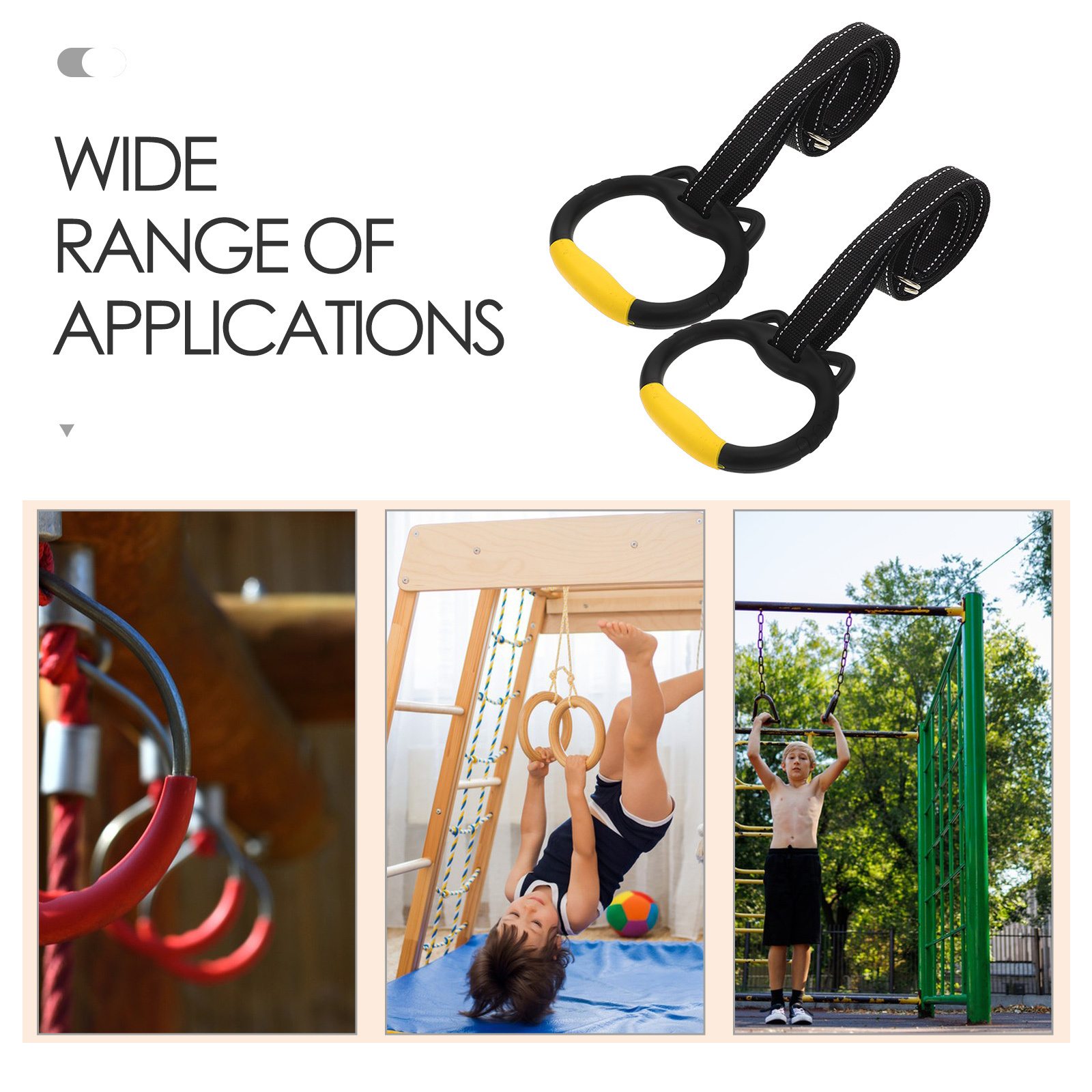 1 set 1 Set Gymnastics Rings F - Home Gym Online recension och pris