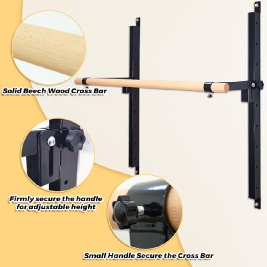 Wall Mounted Ballet Barre 4ft  - Home Gym Wall Mounted recension och pris