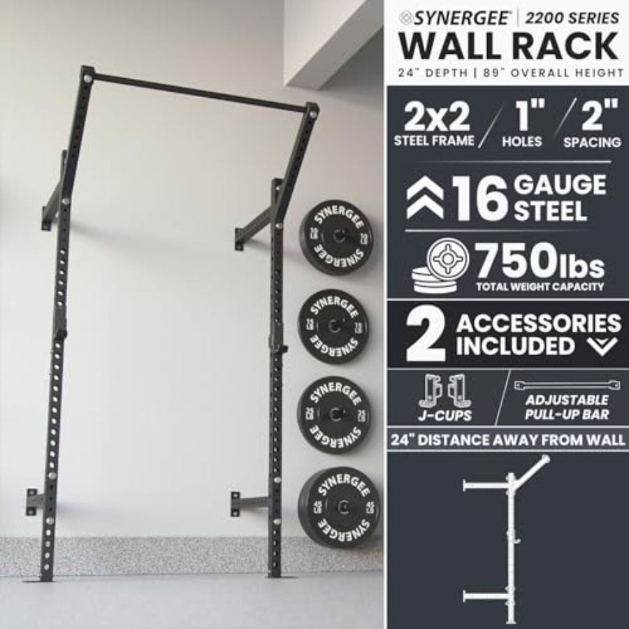Wall Mounted Squat Rack for ho - Home Gym Wall Mounted recension och pris