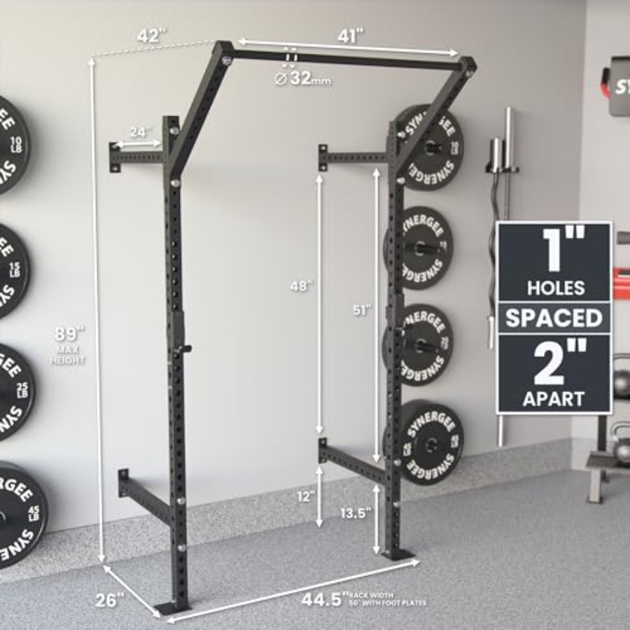 Wall Mounted Squat Rack for ho - Home Gym Wall Mounted recension och pris