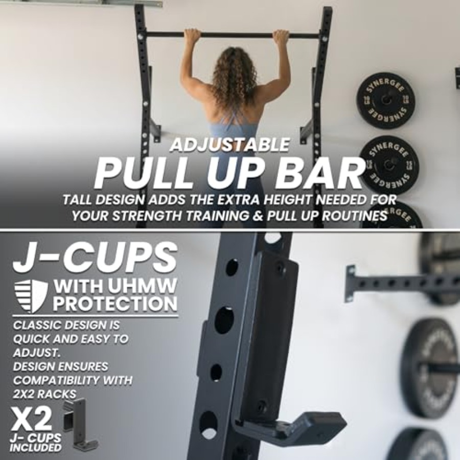 Wall Mounted Squat Rack for ho - Home Gym Wall Mounted recension och pris