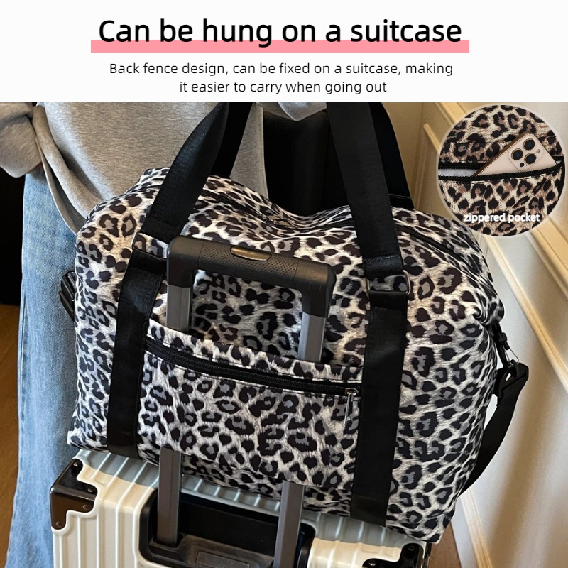 Leopard Printing Travel Duffel - Home Gym Packages recension och pris