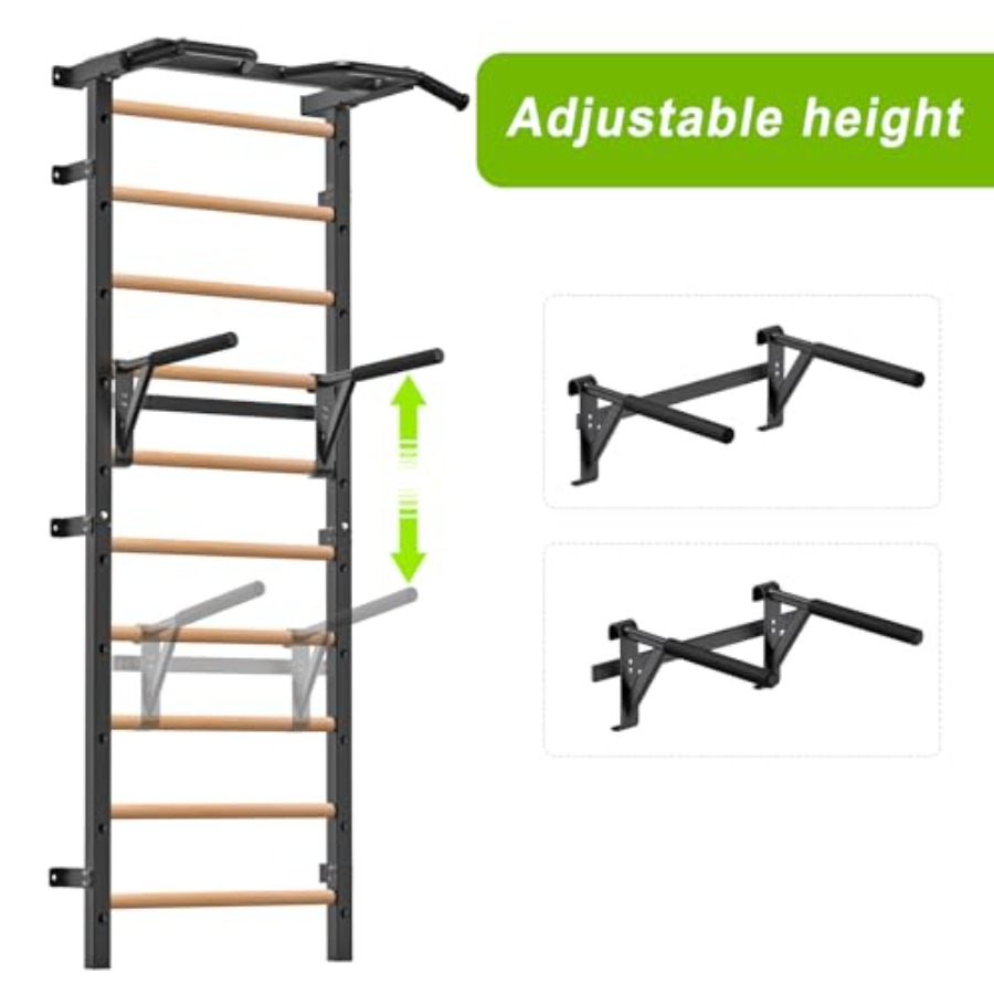 Wall Mounted Gymnastic Stall B - Home Gym Wall Mounted recension och pris