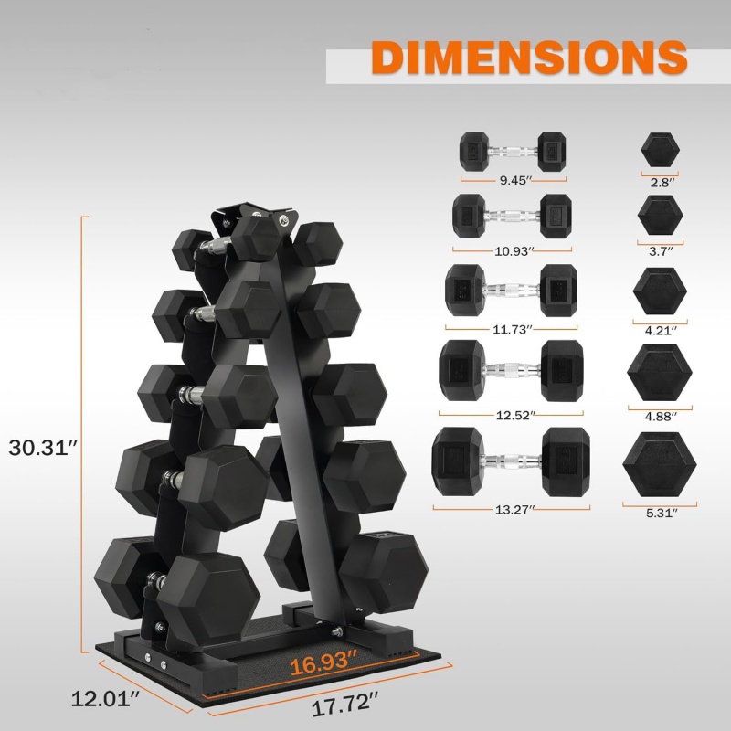 Home Gym Exercise Strength Tra - Home Gym Dumbbell Set recension och pris