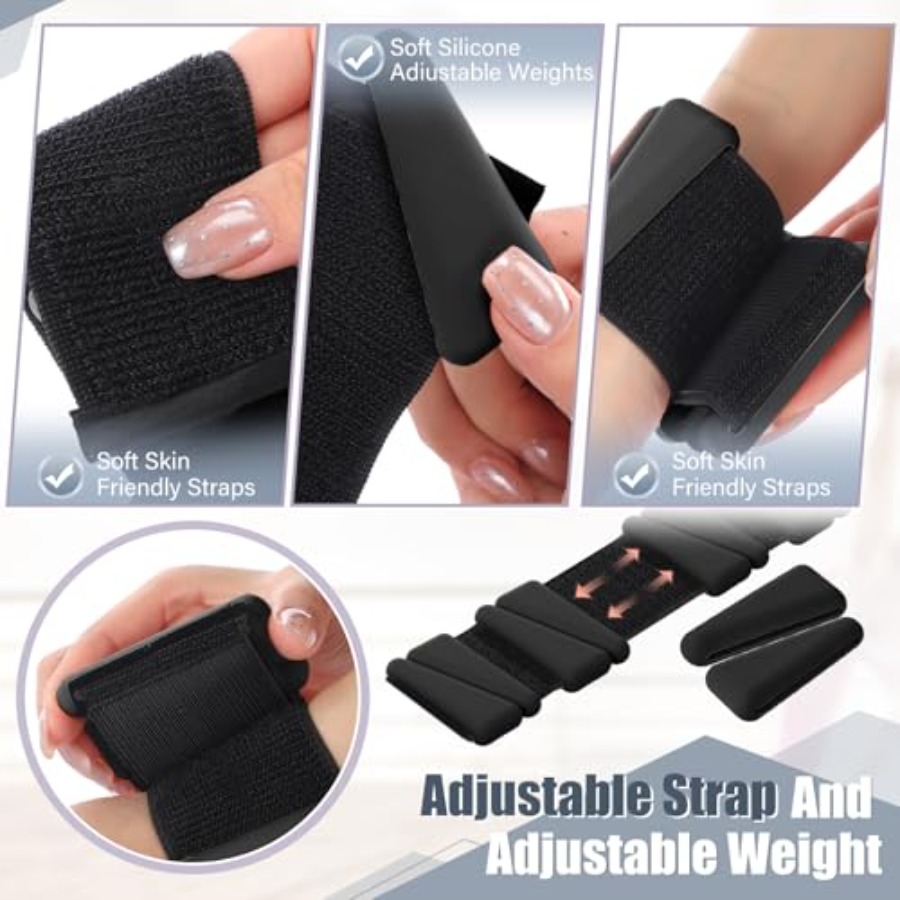 Adjustable Silicone Wrist Ankl - Home Gym Set recension och pris