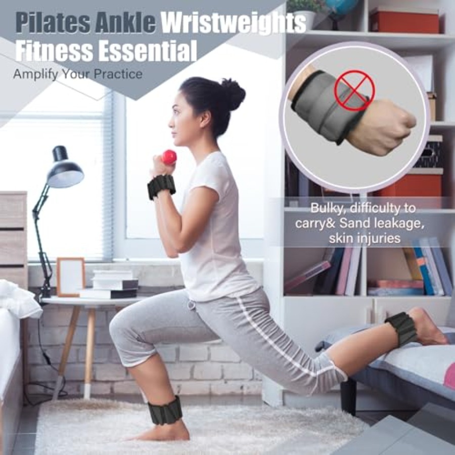 Adjustable Silicone Wrist Ankl - Home Gym Set recension och pris