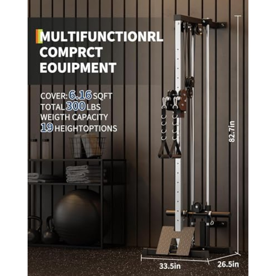 Wall Mount Cable Station for h - Home Gym Wall Mounted recension och pris
