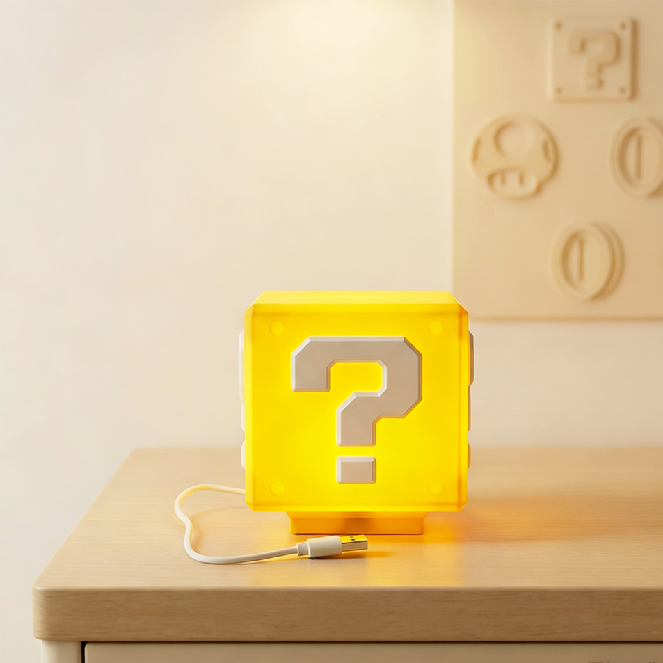 2026Question Block Lamp with S - Home Gym Decor recension och pris