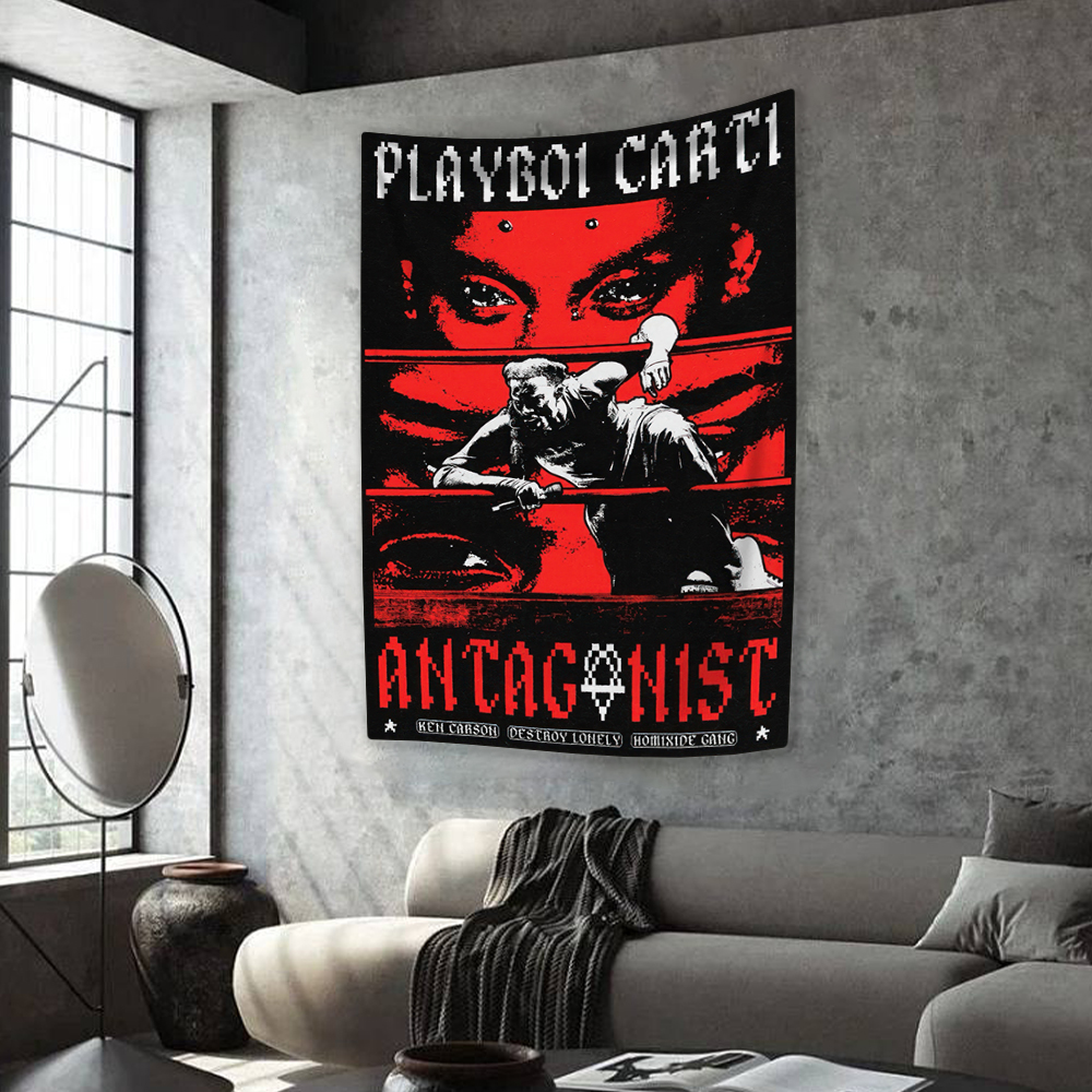 Pop Rapper Singer Tapestry Pla - Home Gym Decor recension och pris