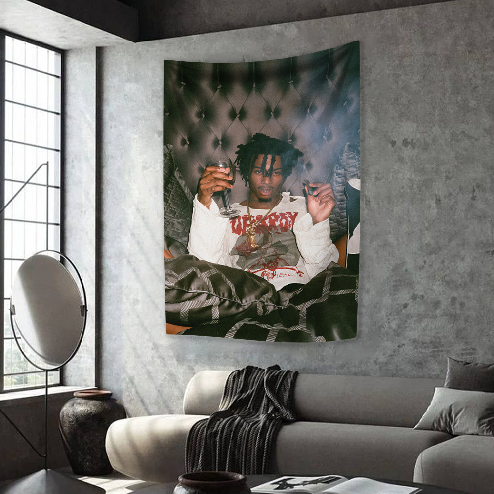 Pop Rapper Singer Tapestry Pla - Home Gym Decor recension och pris