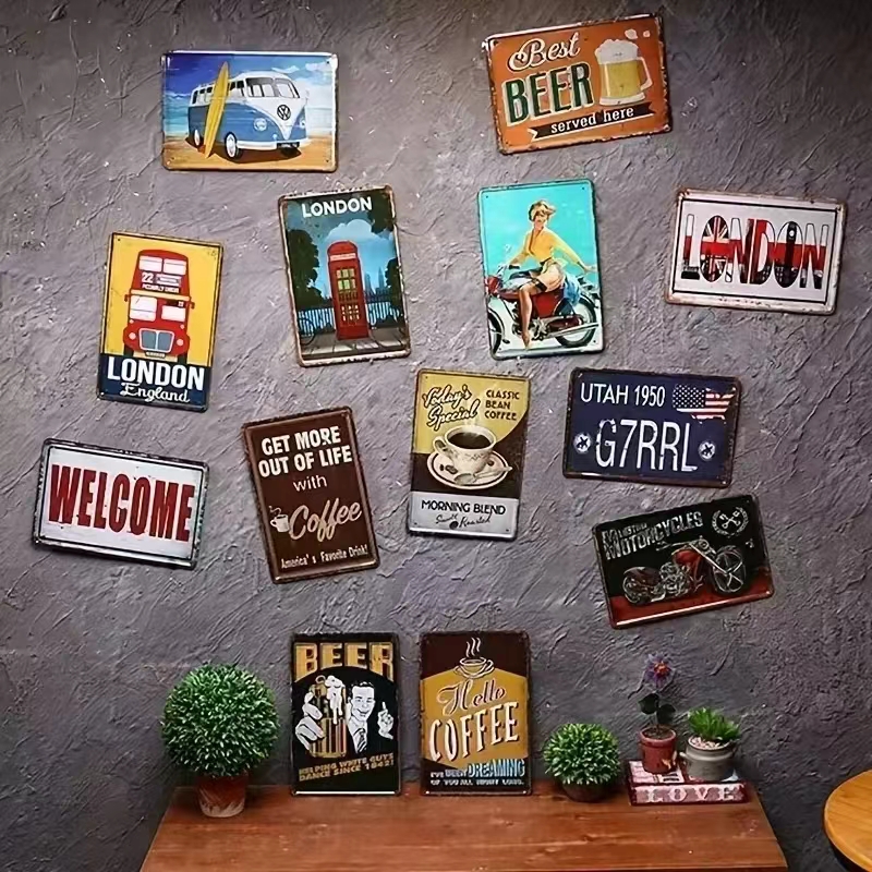 HD Metal Tin Sign, Fitness Gir - Home Gym Yoga Room recension och pris