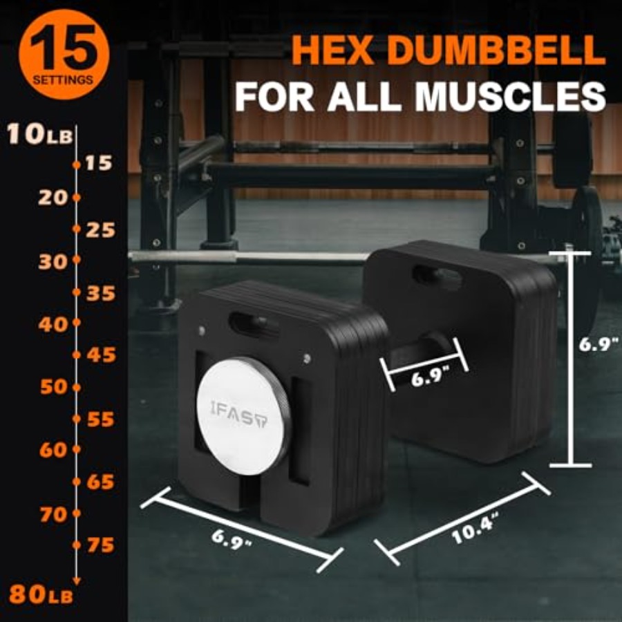 9 in 1 Free Adjustable Dumbbel - Home Gym Dumbbell Set recension och pris