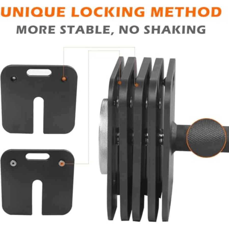 9 in 1 Free Adjustable Dumbbel - Home Gym Dumbbell Set recension och pris