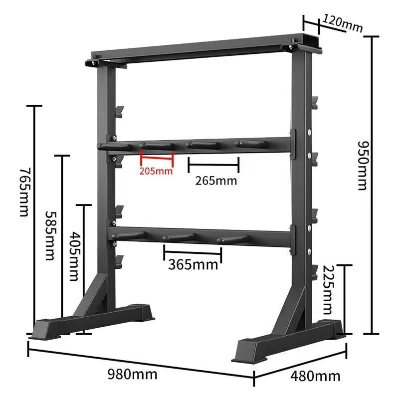 Steel Dumbbell And Barbell Sto - Home Gym Organization recension och pris