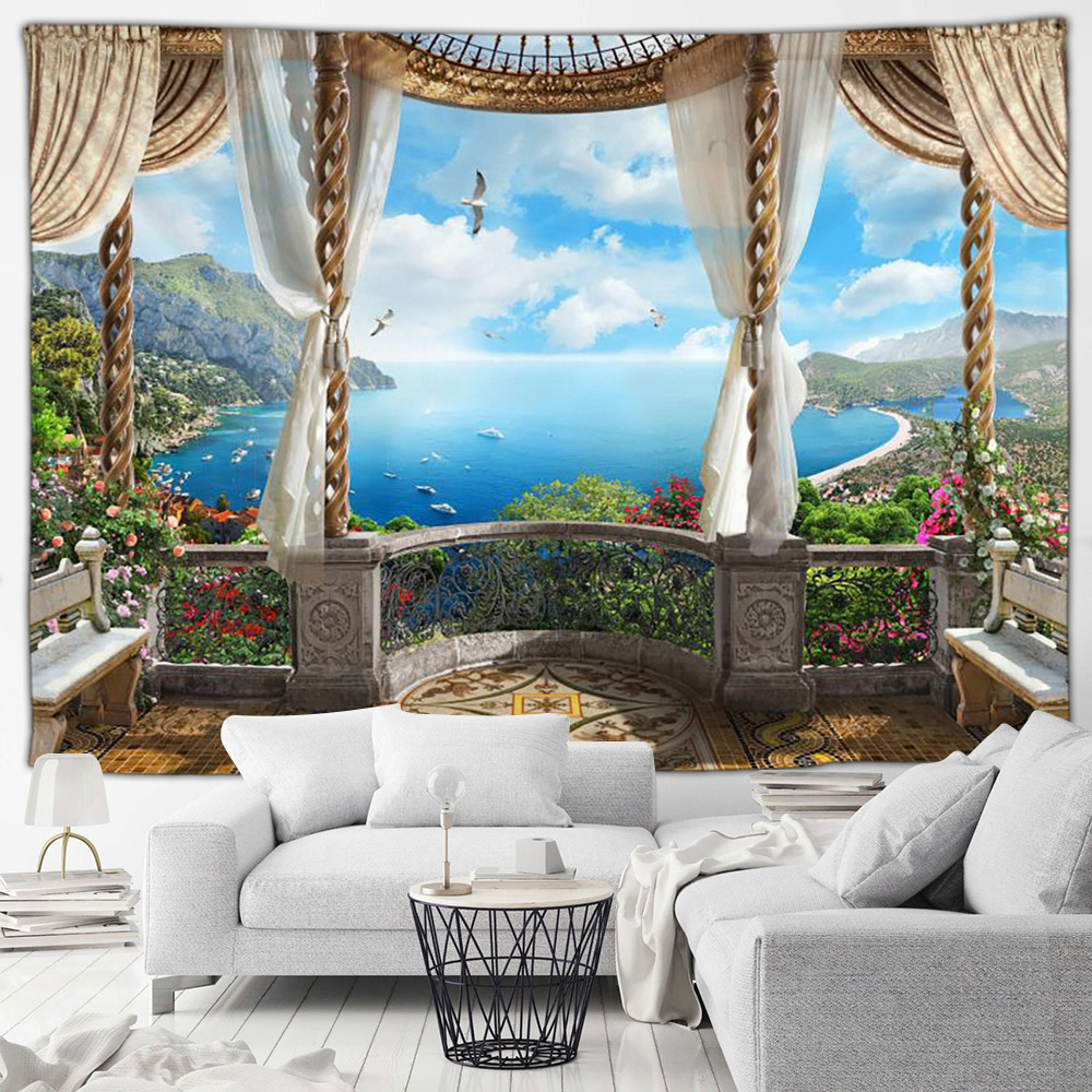Italy Seaside Town Landscape T - Home Gym Decor recension och pris