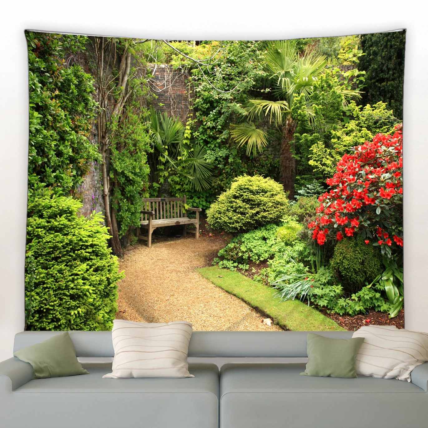 Modern Garden Big Tapestry Nat - Home Gym Decor recension och pris