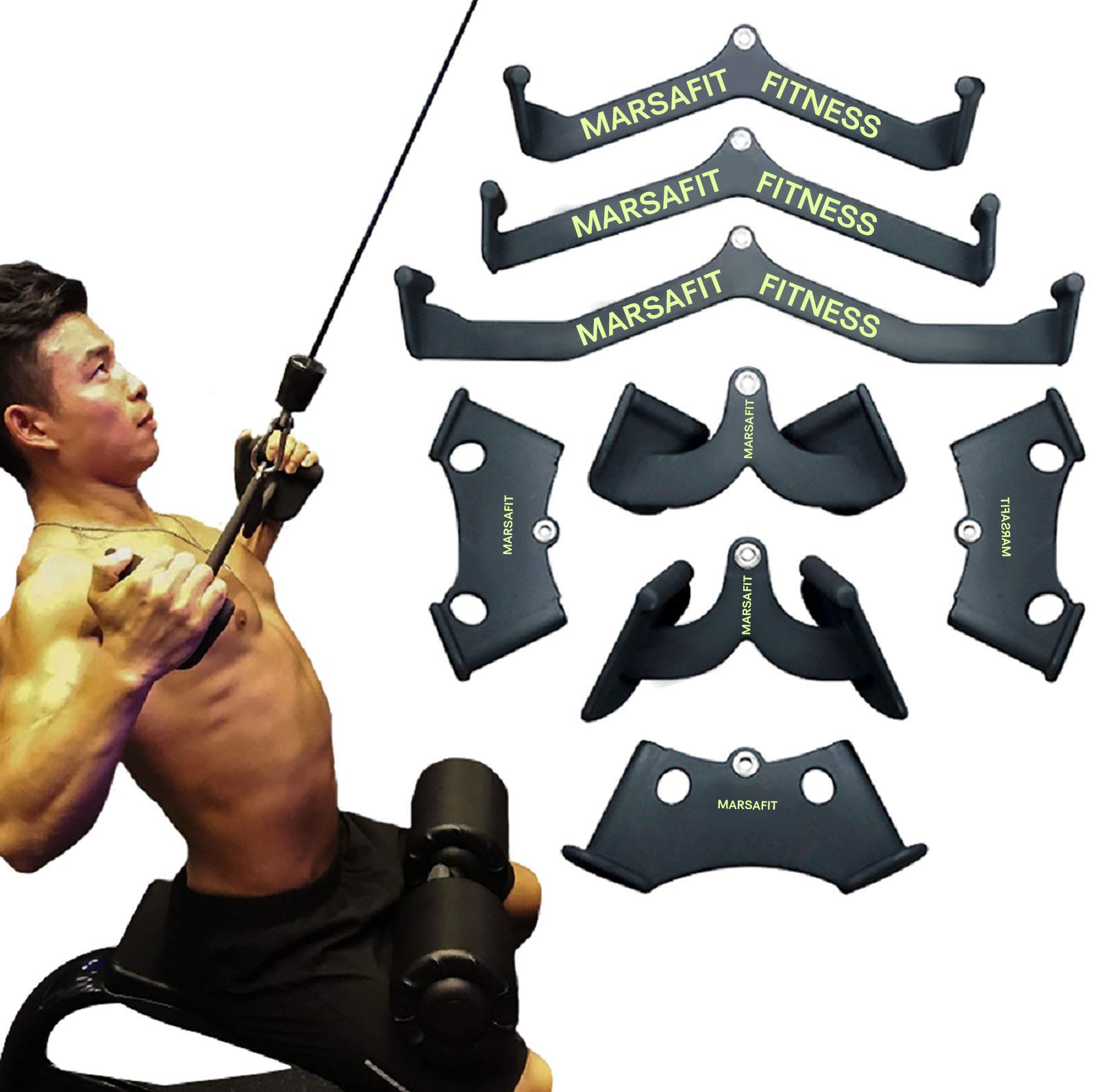 Lat Pull Down Bar Rowing Handl - Home Gym Ideas recension och pris