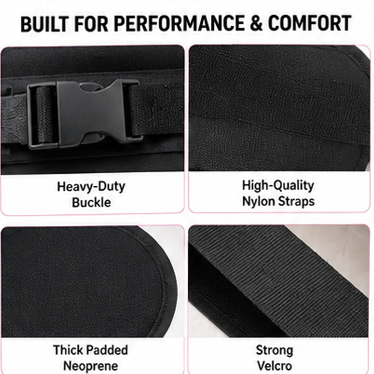 Heavy Duty Nylon Hip Thrust Be - Home Gym Online recension och pris