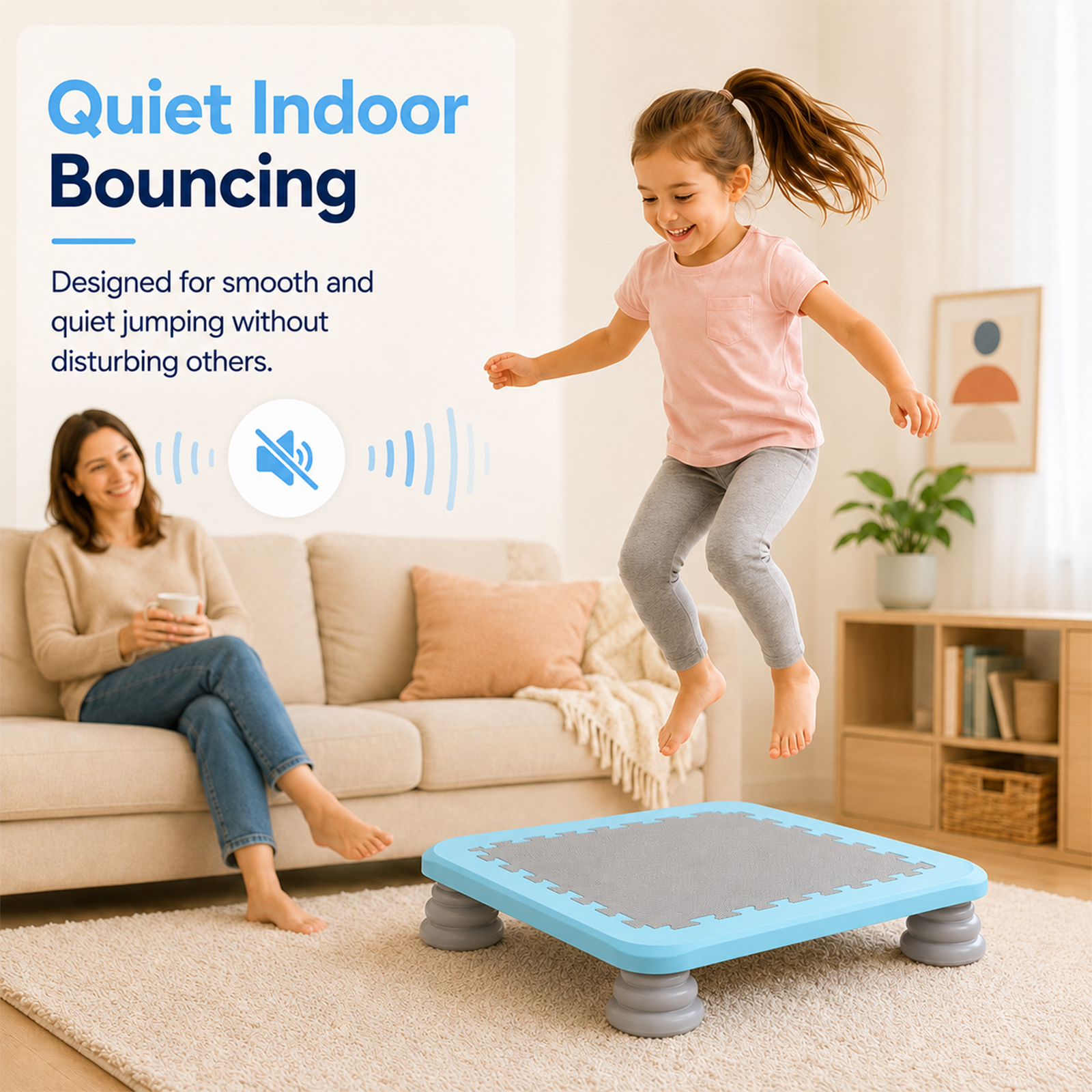 Kids Trampoline Indoor, Recrea - Home Gym For Toddlers recension och pris