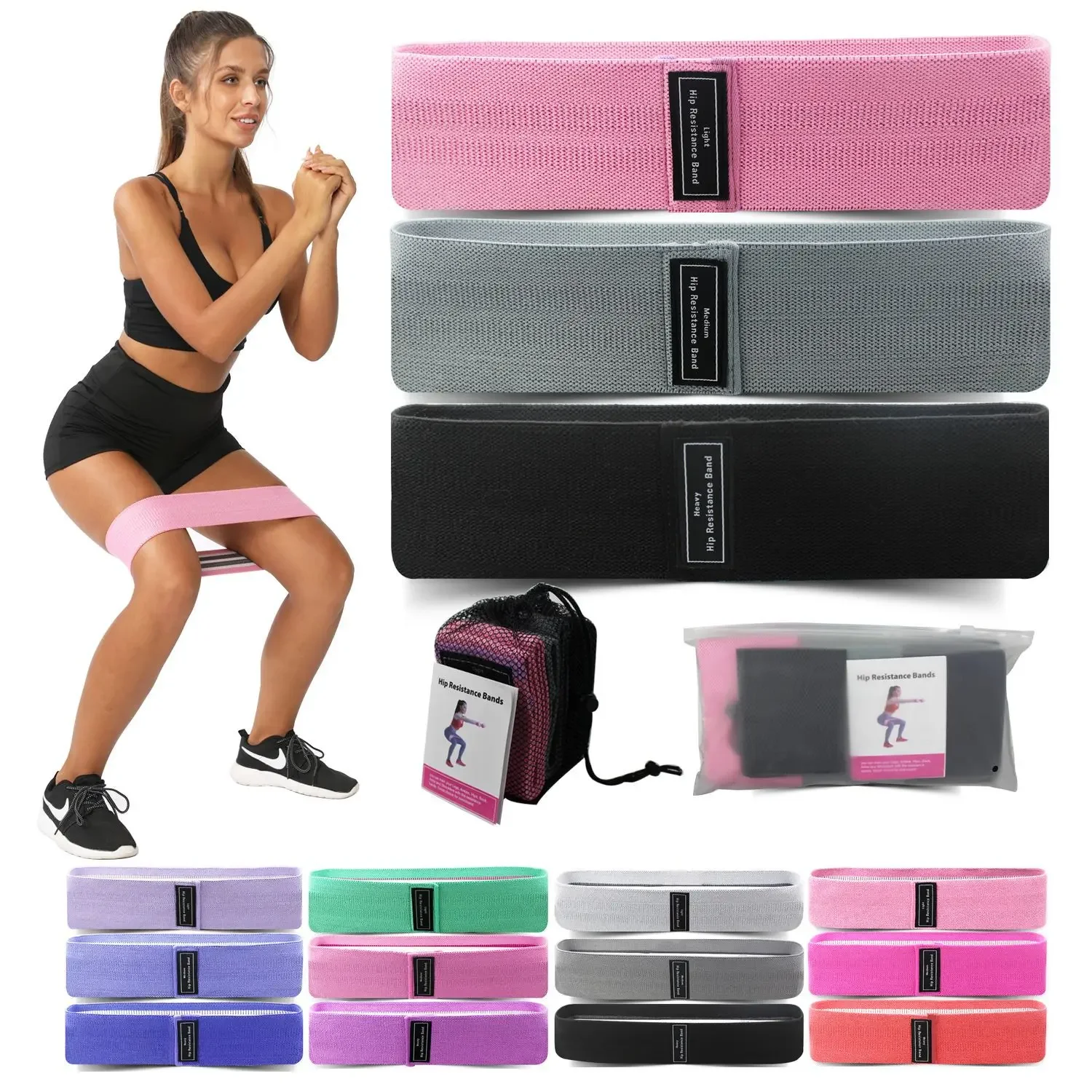 1/2/3PCS Elastic Bands Fitness - Home Gym Organization recension och pris
