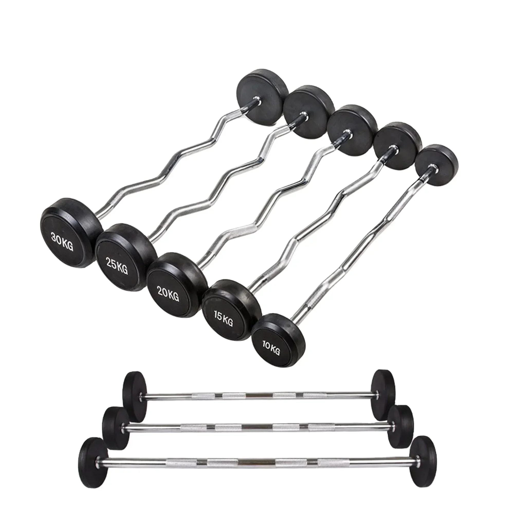 Weightlifting Straight Curl Ru - Barbell Curl Bar recension och pris
