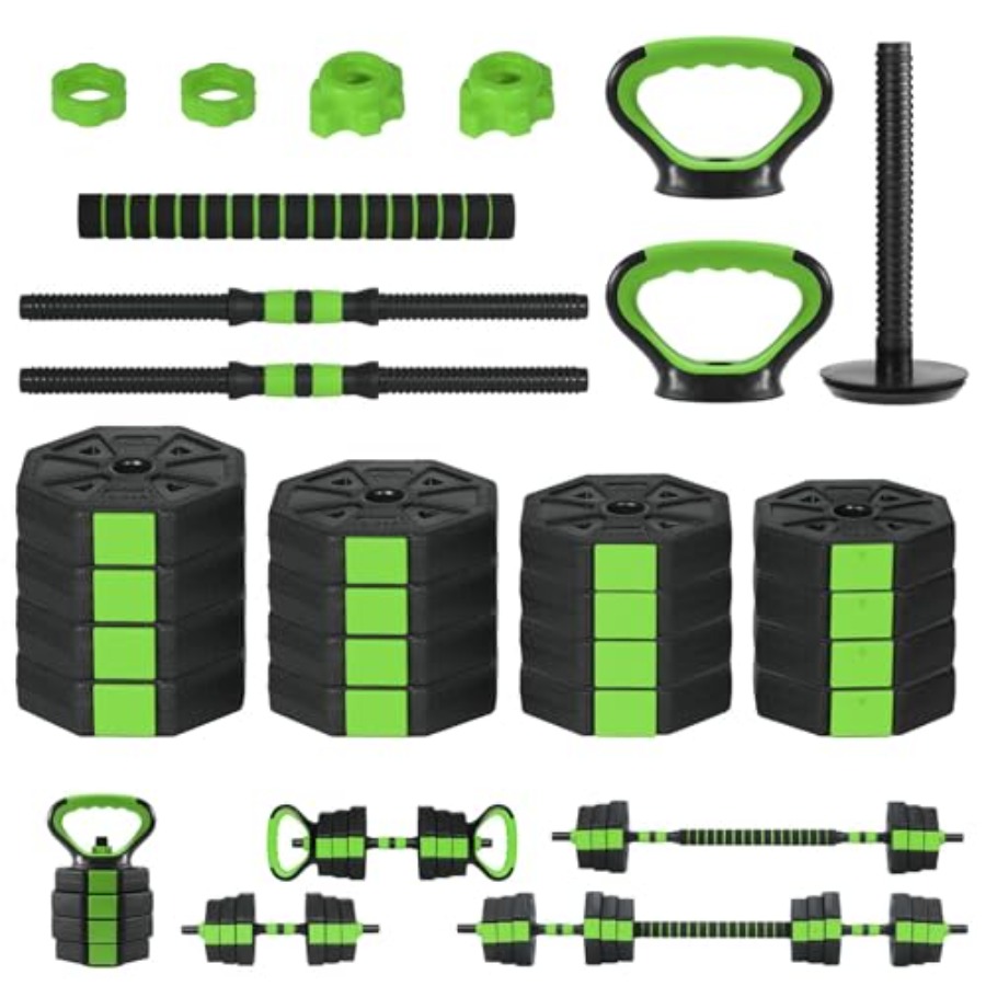 Adjustable Dumbbell Set 66/88L - Home Gym Dumbbell Set recension och pris