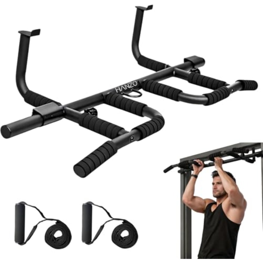 Doorway Pull Up Bar Set with S - Home Gym Set recension och pris