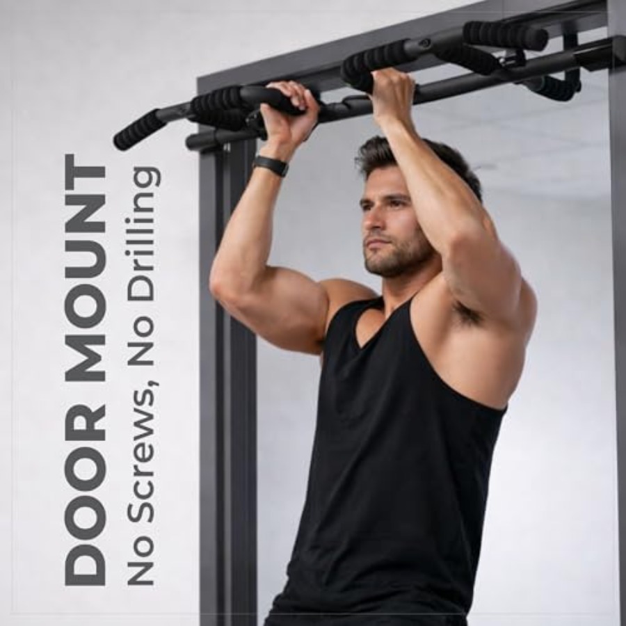 Doorway Pull Up Bar Set with S - Home Gym Set recension och pris