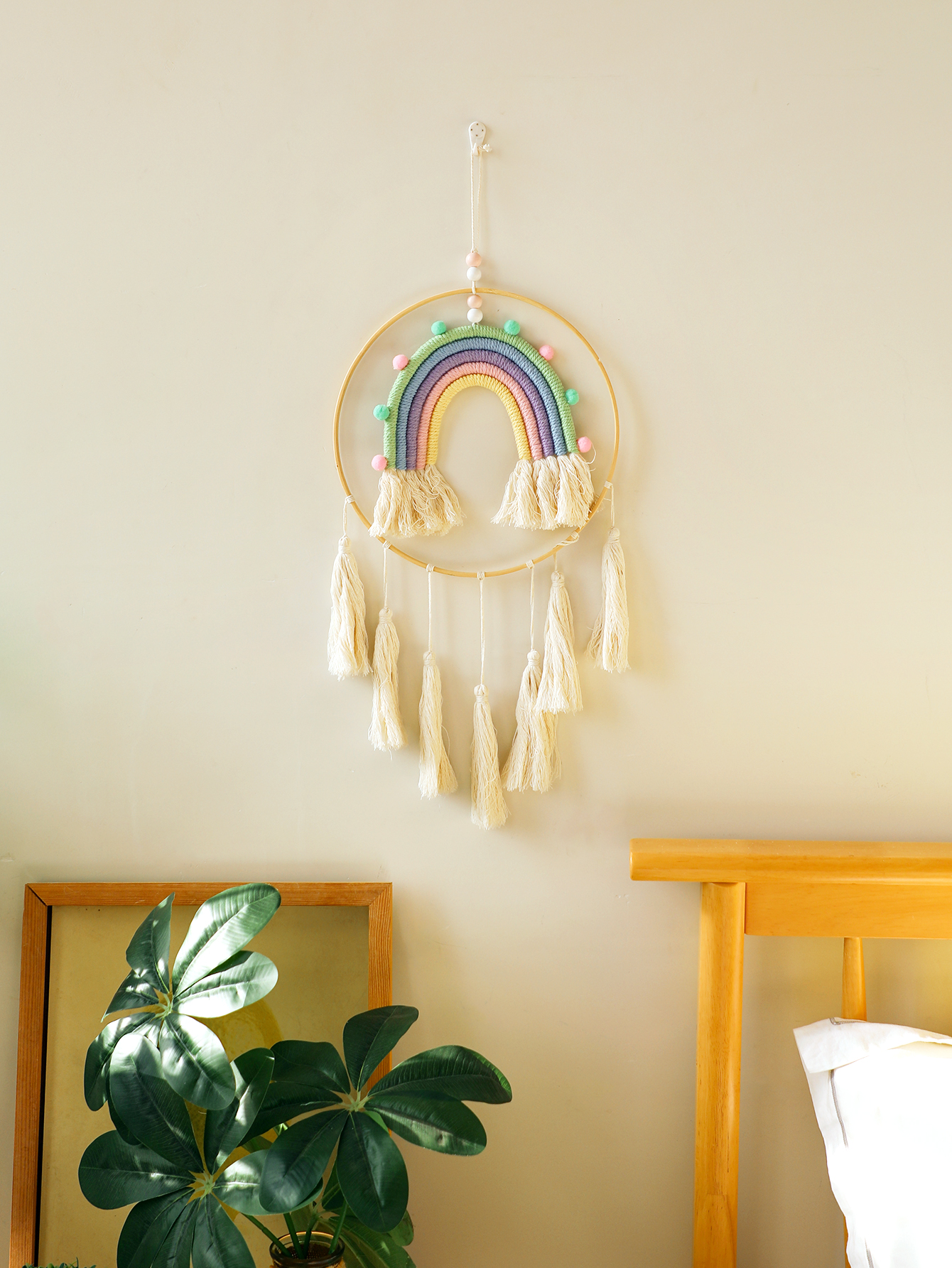 Macrame Tapestry Wall Hanging  - Home Gym Decor recension och pris