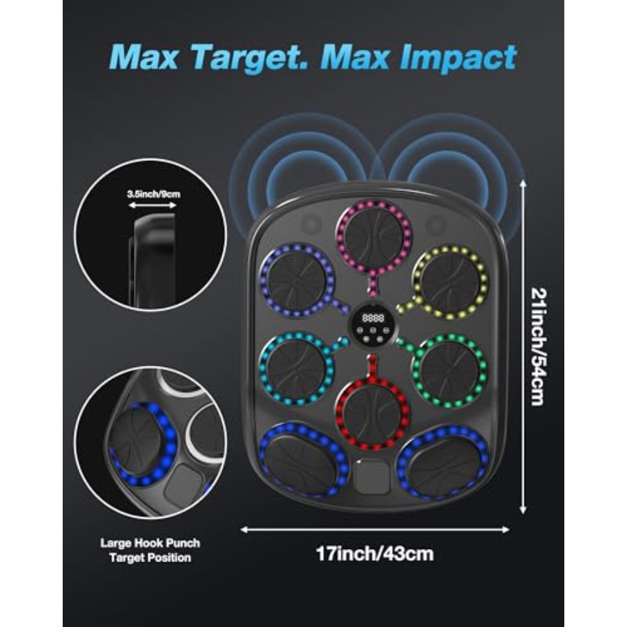 Music Boxing Machine for Adult - Home Gym Wall Mounted recension och pris