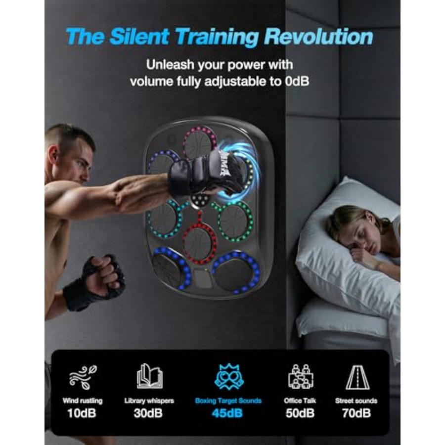 Music Boxing Machine for Adult - Home Gym Wall Mounted recension och pris