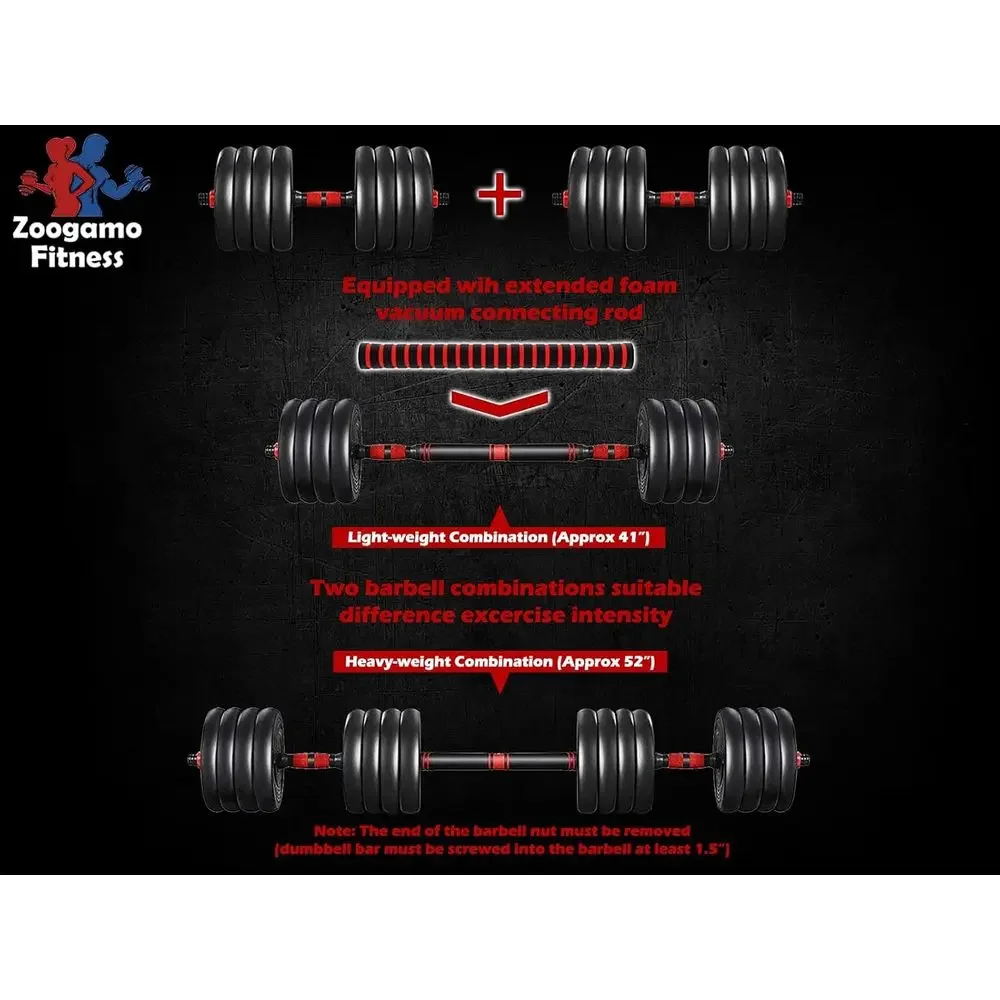 88-110 Lbs Adjustable Dumbbell - Home Gym Dumbbell Set recension och pris