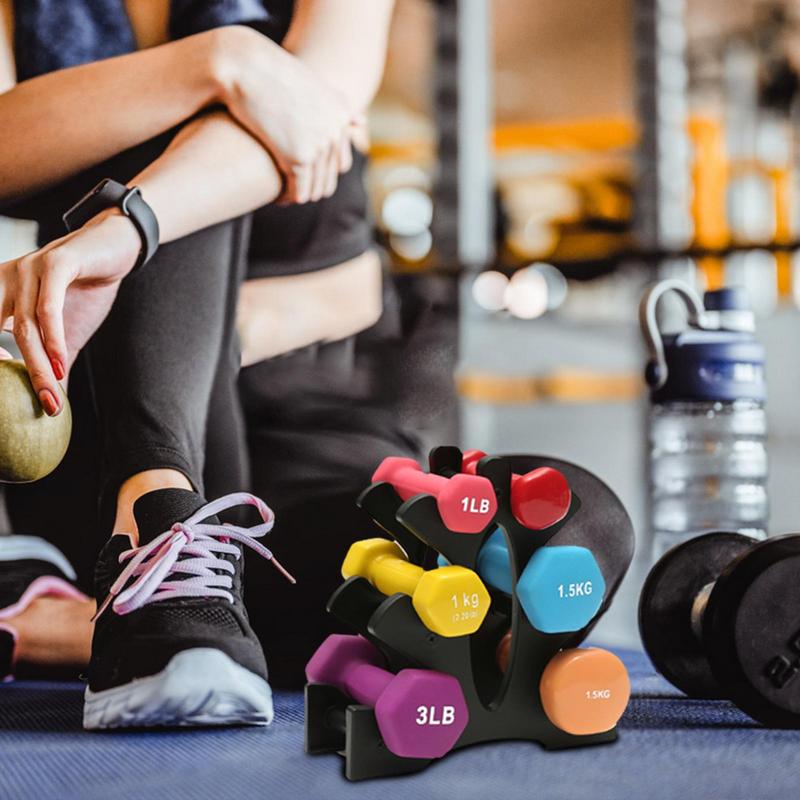 Gym Dumbbells Stand Multilevel - Home Gym Organization recension och pris