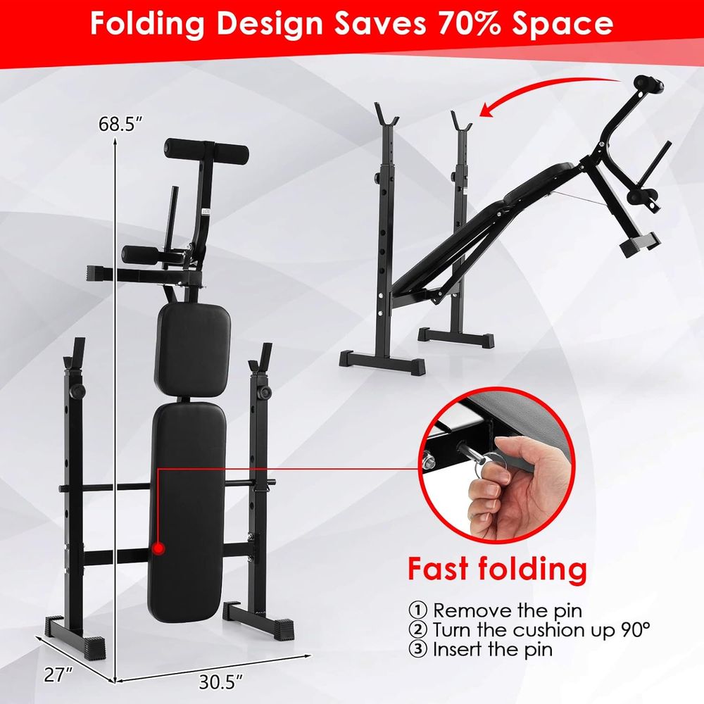 Versatile Home Gym Bench with  - Home Gym Set recension och pris
