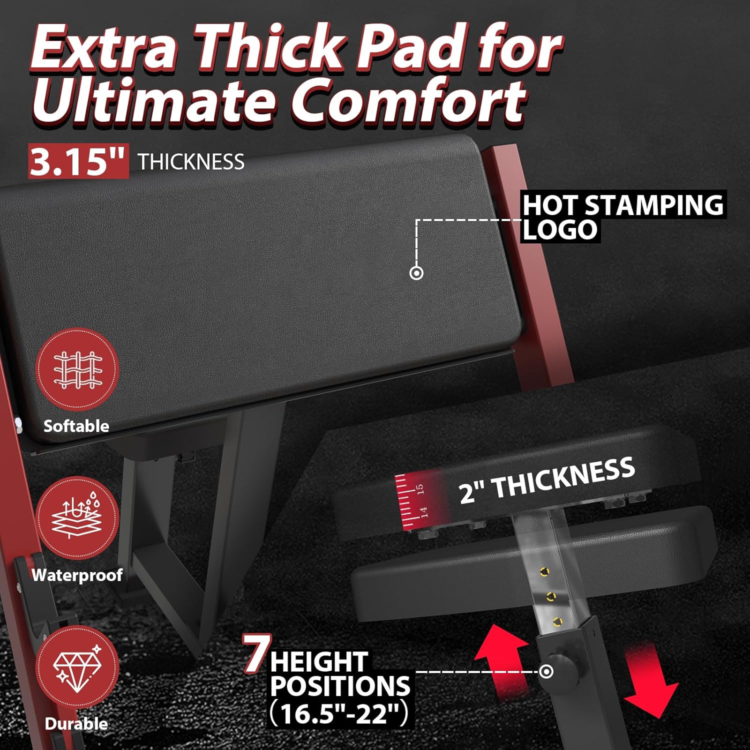 Preacher Curl Bench for Home G - Barbell Curl Bar recension och pris