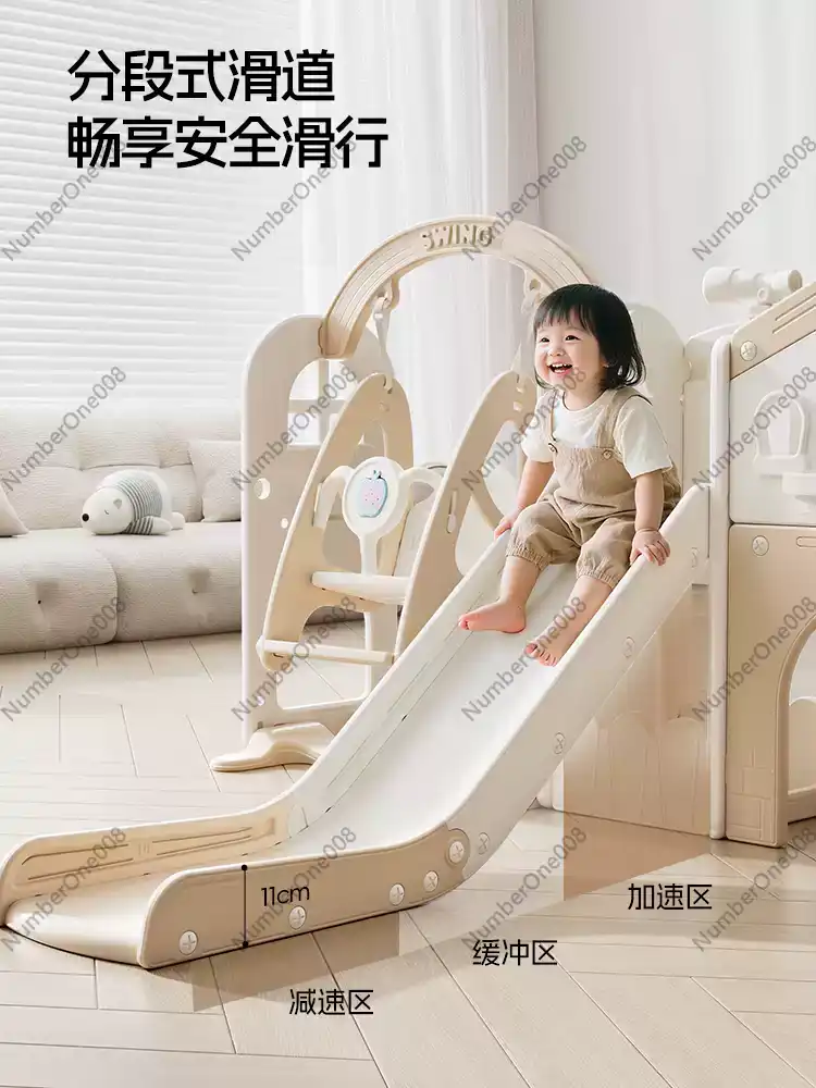 Indoor 2-in-1 Slide Swing Set  - Home Gym For Toddlers recension och pris